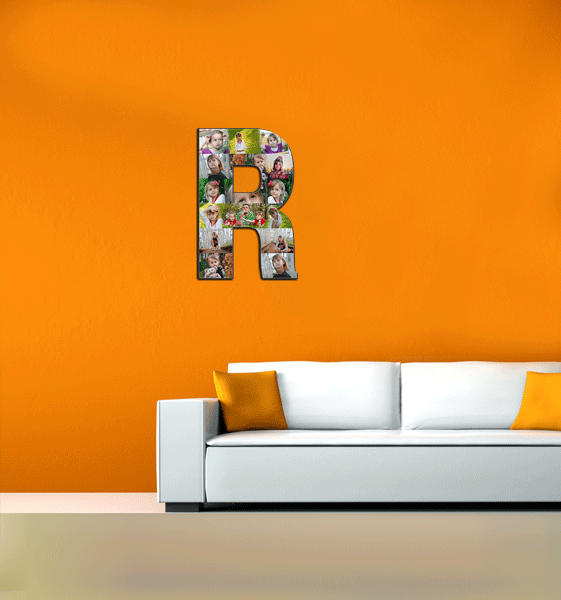Alphabet Photo Collage