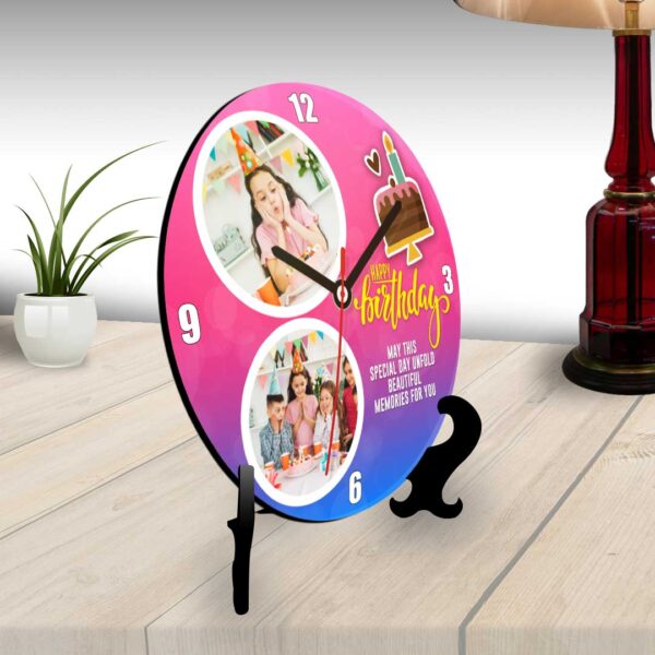 - personalizedgift.in Happy birthday round clock for the birthday 1