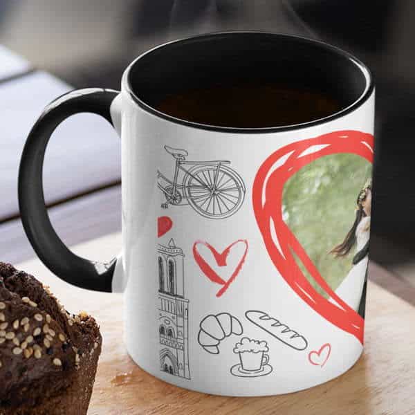 Love – Magic Coffee mug with print, In a Paris theme