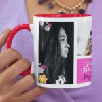 Coffee Mug with Print - Happy Birthday, Ms.Special -  Red mug