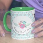 Happy Birthday, On Your day - Green mug