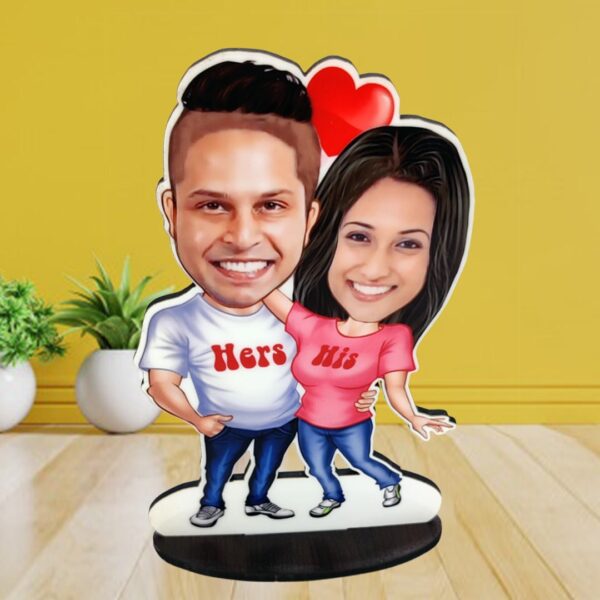 lovely-couple-his-her--personalised-caricature