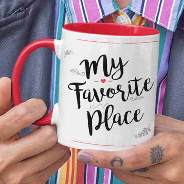 Wedding – Coffee Mug With Print – My Favourite Place