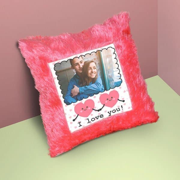 Customized pillows – I Love You – Pink