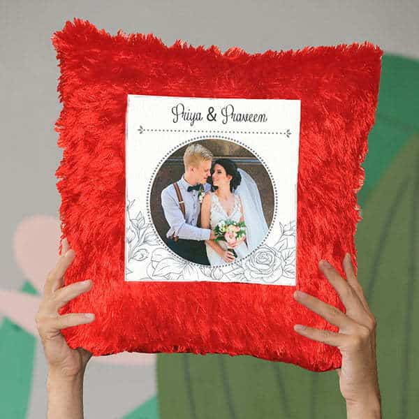 fur pillow square
