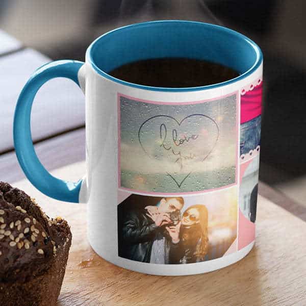Coffee mug with print – I love you – Magic mug