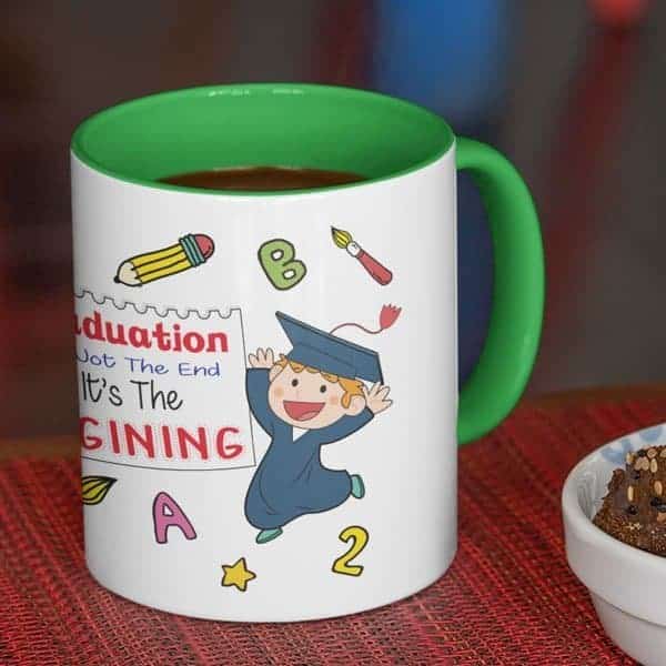 Coffee mug with print – Mug for KG graduates – Magic mug