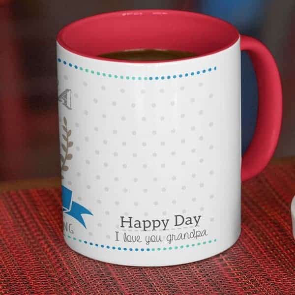 Coffee mug with print – Mug for grandfather – Magic mug