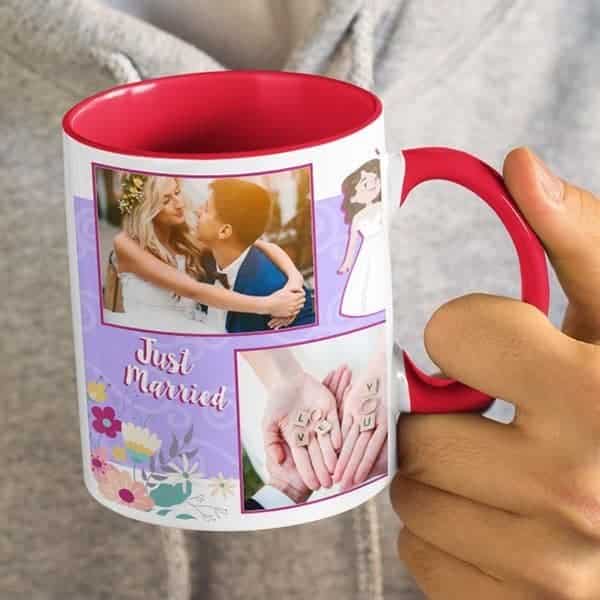 Coffee mug with print – mug for newly married couple – Magic mug
