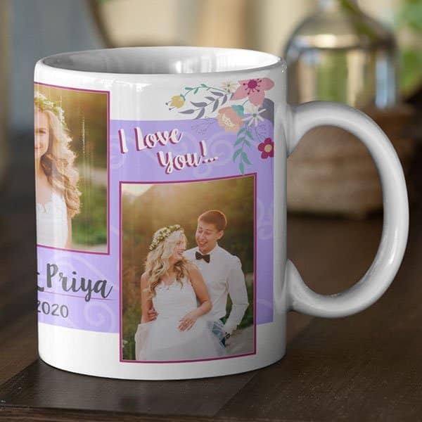Coffee mug with print – mug for newly married couple – Magic mug