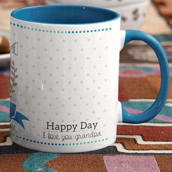 Coffee mug with print – Mug for grandfather – Magic mug