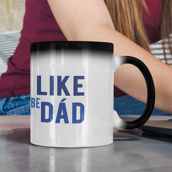 Coffee mug with print – I like to be Dad – Magic mug
