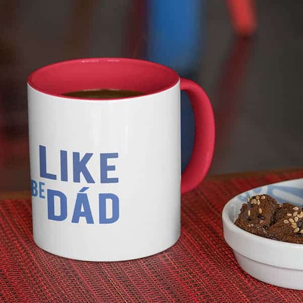 Coffee mug with print – I like to be Dad – Magic mug