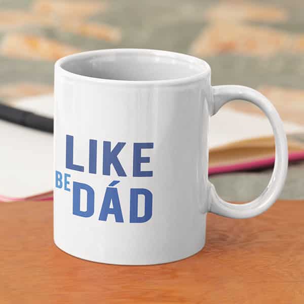 Coffee mug with print – I like to be Dad – Magic mug
