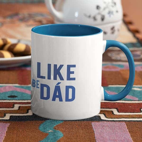 Coffee mug with print – I like to be Dad – Magic mug