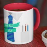 Happy Father's day - The best dad - Red mug
