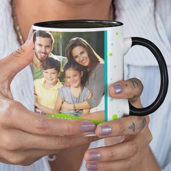 dad you are great- Black mug