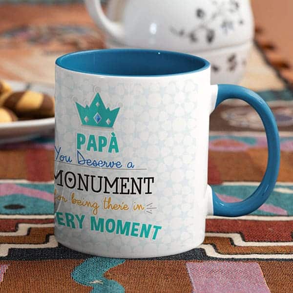 Personalized Coffee Mug with Print – A Gift for Dad