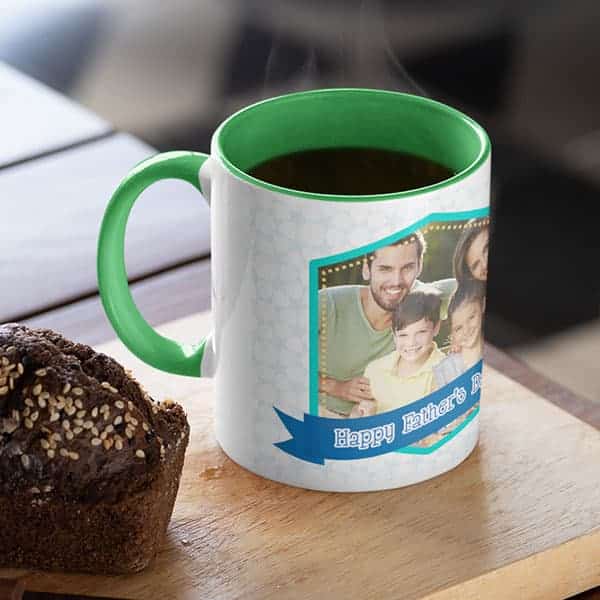 Personalized Coffee Mug with Print – A Gift for Dad