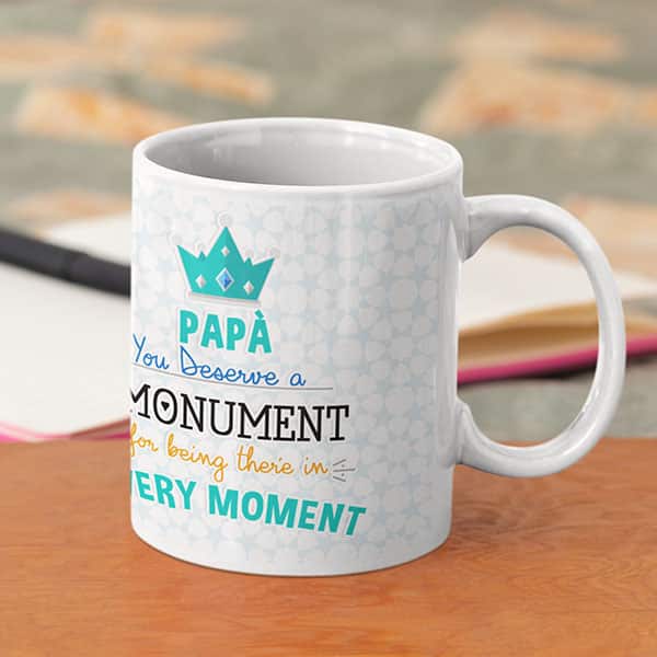 Personalized Coffee Mug with Print – A Gift for Dad