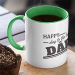 Happy day to the best dad - Green mug
