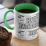 Happy Father's day 4 - Green mug