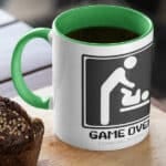 Personalized Funny Dad Coffee Mug – Watch Out Design
