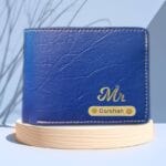 Stylish Wallets with Name for Unique Personalization - Blue