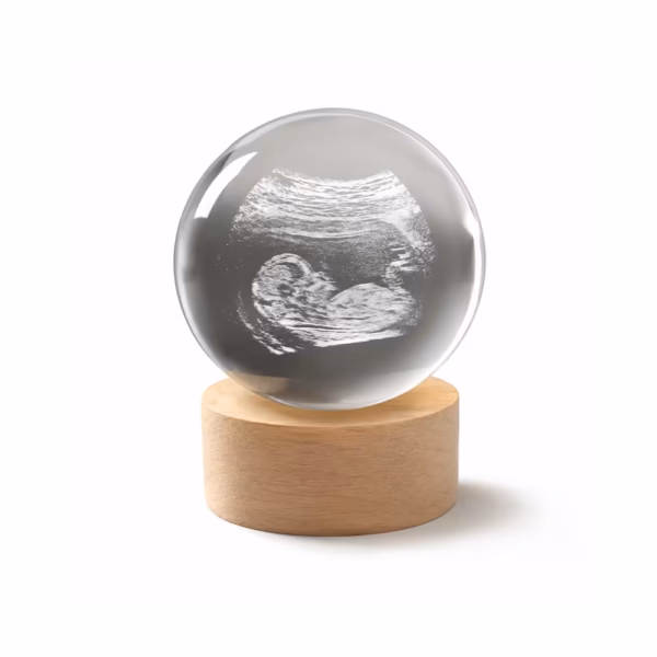 Personalized Baby Memory Crystal Ball Lamp