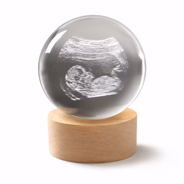 Personalized Baby Memory Crystal Ball Lamp