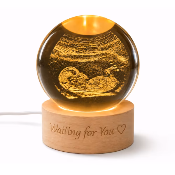 Personalized Baby Memory Crystal Ball Lamp